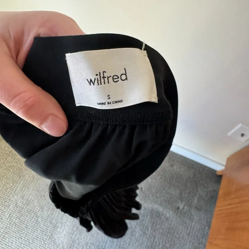 Wilfred Twirl Midi Skirt: Pleated chiffon - midi skirt Black - Artizia - Picture 2 of 8